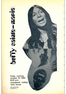 The Mac Weekly 10/3/69 and Buffy Sainte-Marie concert promo
